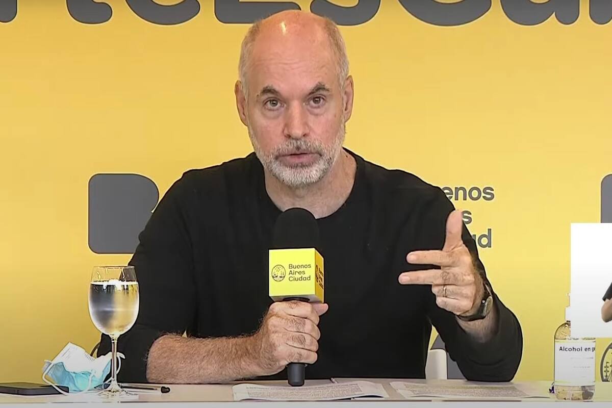 Horacio Rodríguez Larreta da detalles de la situación sanitaria y el Plan de Vacunación contra el COVID-19