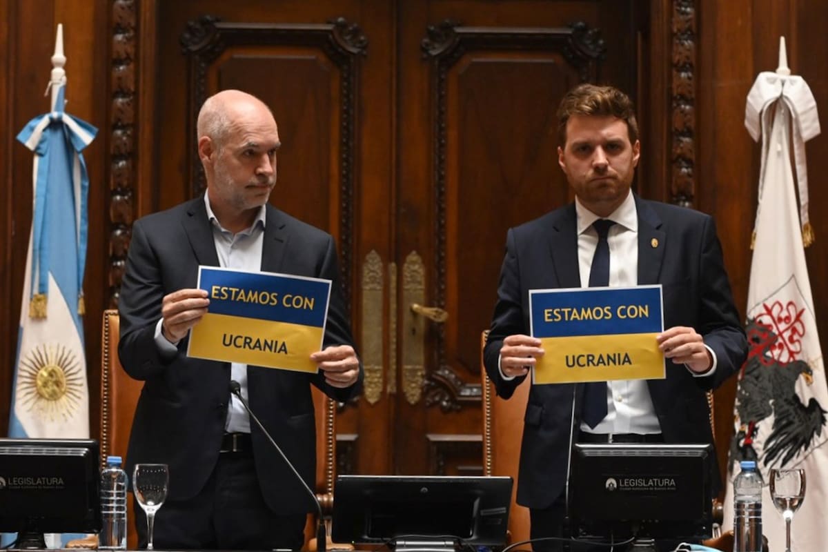 Horacio Rodríguez Larreta durante la apertura de la Sesiones Legislativas 2022 en la Legislatura Porteña