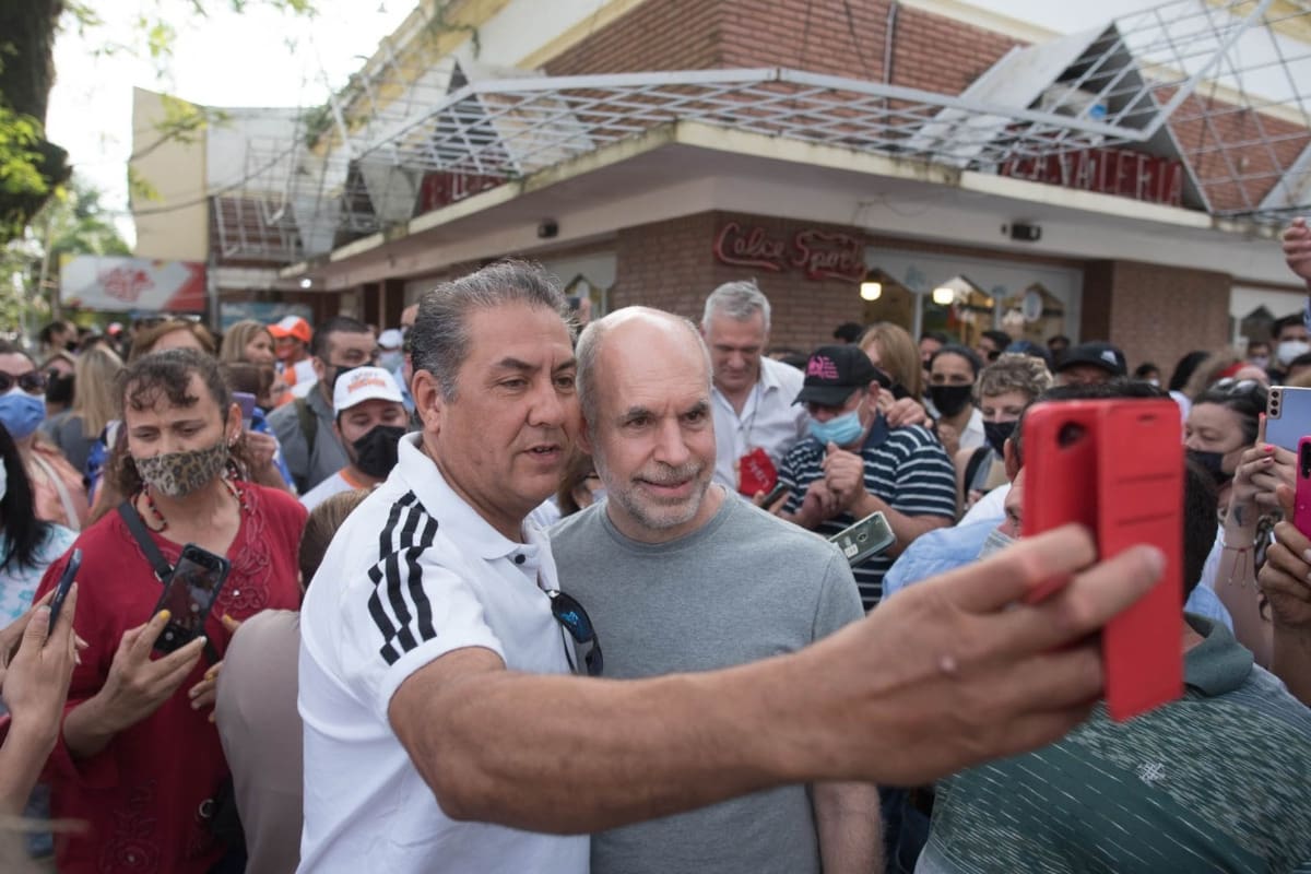 Horacio Rodríguez Larreta, durante su visita a Chaco