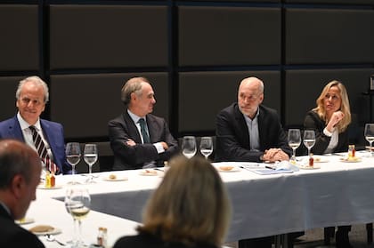 Horacio Rodríguez Larreta durante su visita a Madrid, en un almuerzo de la Fundación Iberoamericana Empresarial