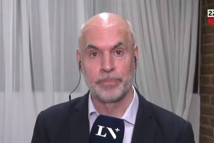 Horacio Rodríguez Larreta en diálogo con LN+