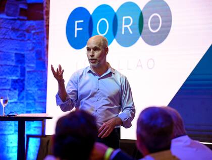 Horacio Rodríguez Larreta en el foro Llao Llao