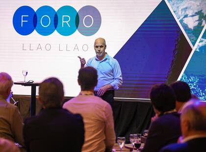Horacio Rodríguez Larreta en el foro Llao Llao
Gentileza Foro Llao Llao Fede Romero