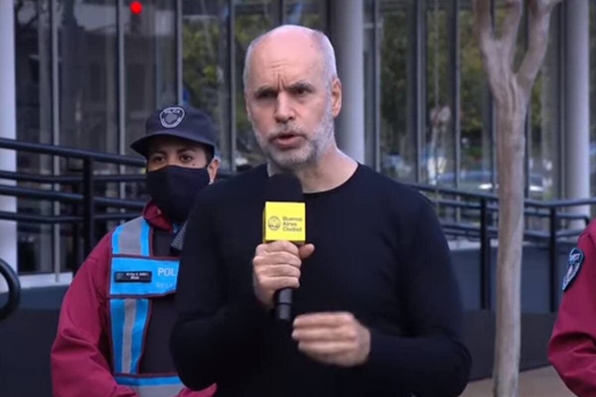Horacio Rodríguez Larreta en el nuevo Centro de Monitoreo Urbano de Puerto Madero