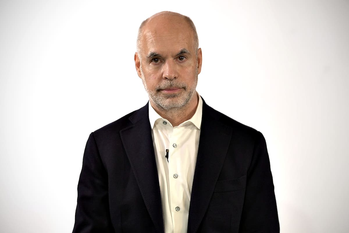 Horacio Rodríguez Larreta en la redacción de LA NACION