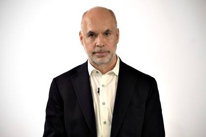 Horacio Rodríguez Larreta en la redacción de LA NACION