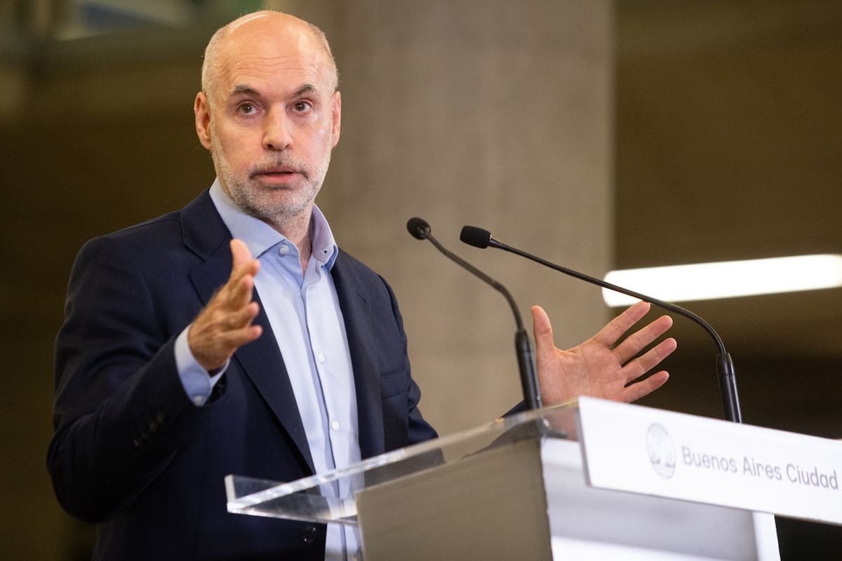 Horacio Rodríguez Larreta en la sede del gobierno porteño