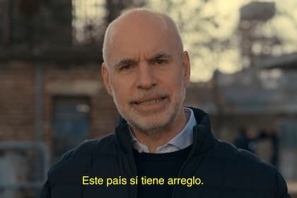 Horacio Rodríguez Larreta en su primer spot de campaña