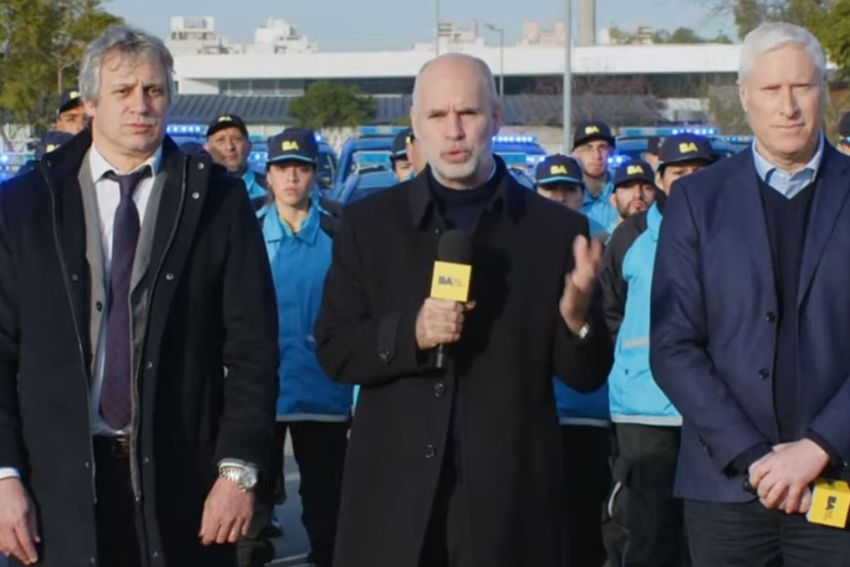Horacio Rodríguez Larreta entrega nuevo equipamiento para la policía