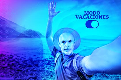 Horacio Rodríguez Larreta experimentó unas vacaciones "distintas" este verano