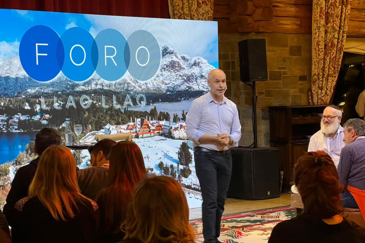 Horacio Rodríguez Larreta, jefe de Gobierno porteño, en el foro Llao Llao