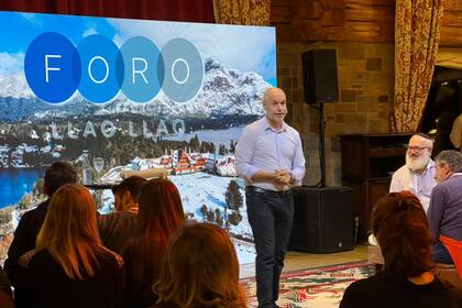 Horacio Rodríguez Larreta, jefe de Gobierno porteño, en el foro Llao Llao
