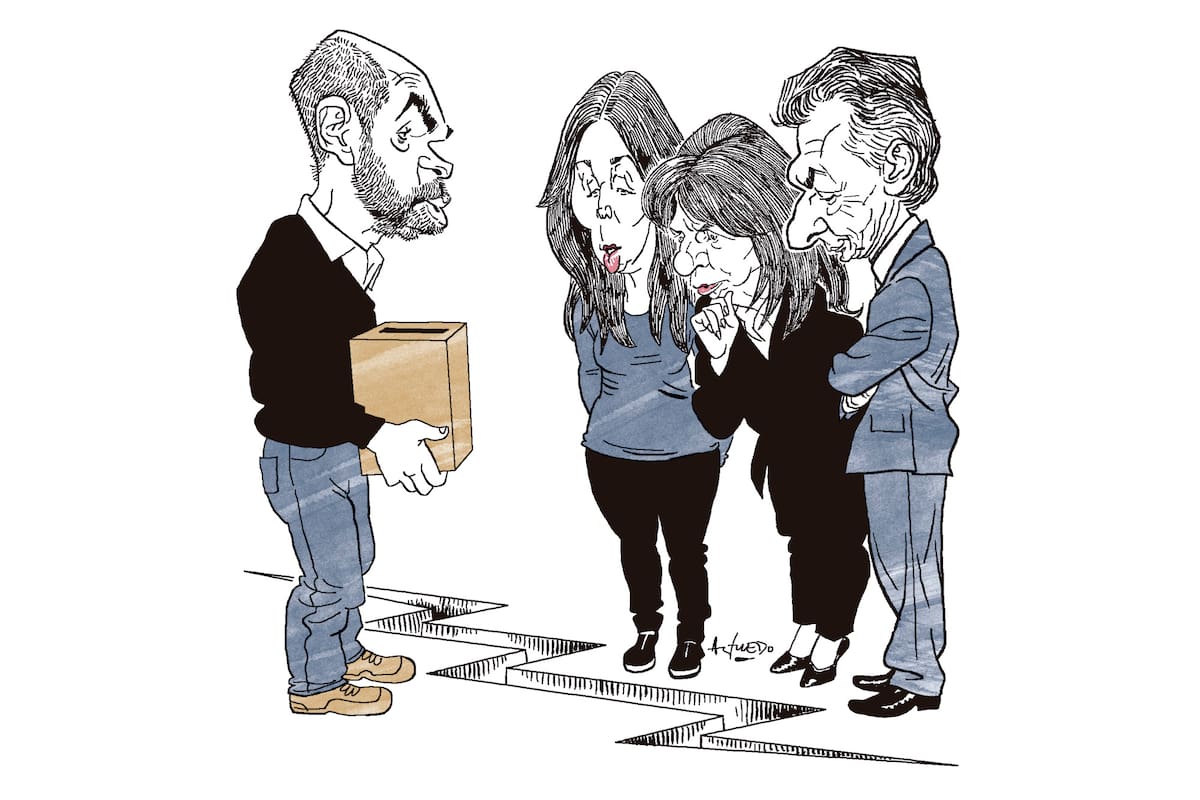 Horacio Rodríguez Larreta, María Eugenia Vidal, Patricia Bullrich y Mauricio Macri