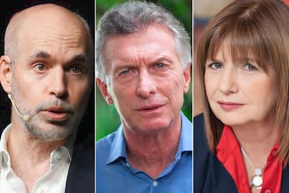 Horacio Rodríguez Larreta, Mauricio Macri y Patricia Bullrich