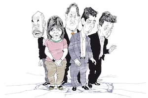 Horacio Rodríguez Larreta, Patricia Bullrich, Daniel Scioli, Wado de Pedro y Sergio Massa