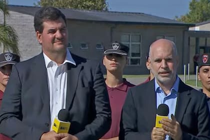 Horacio Rodríguez Larreta presenta a Eugenio Burzaco, nuevo ministro de Justicia y Seguridad de la Ciudad.