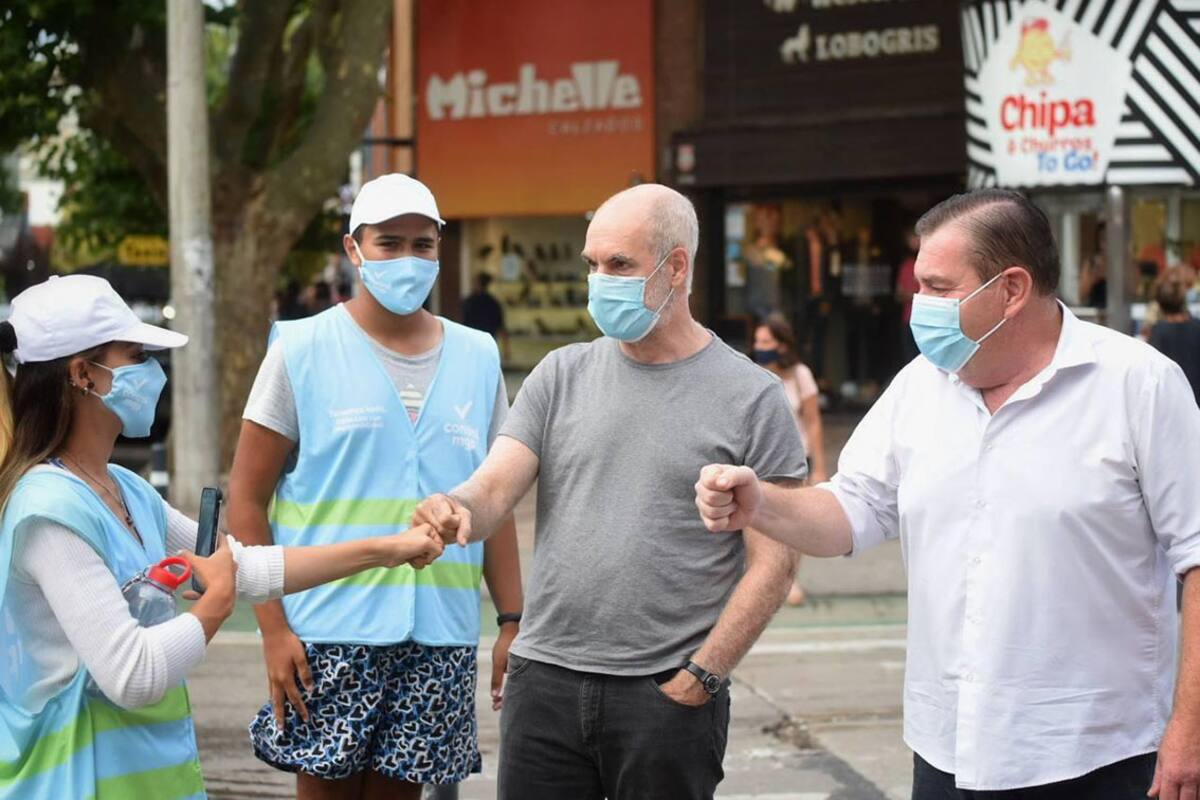 Horacio Rodríguez Larreta recorrió Mar del Plata junto a Guillermo Montenegro