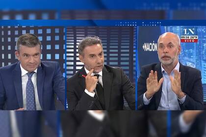 Horacio Rodríguez Larreta se diferenció de Patricia Bullirch (Captura video LN+)