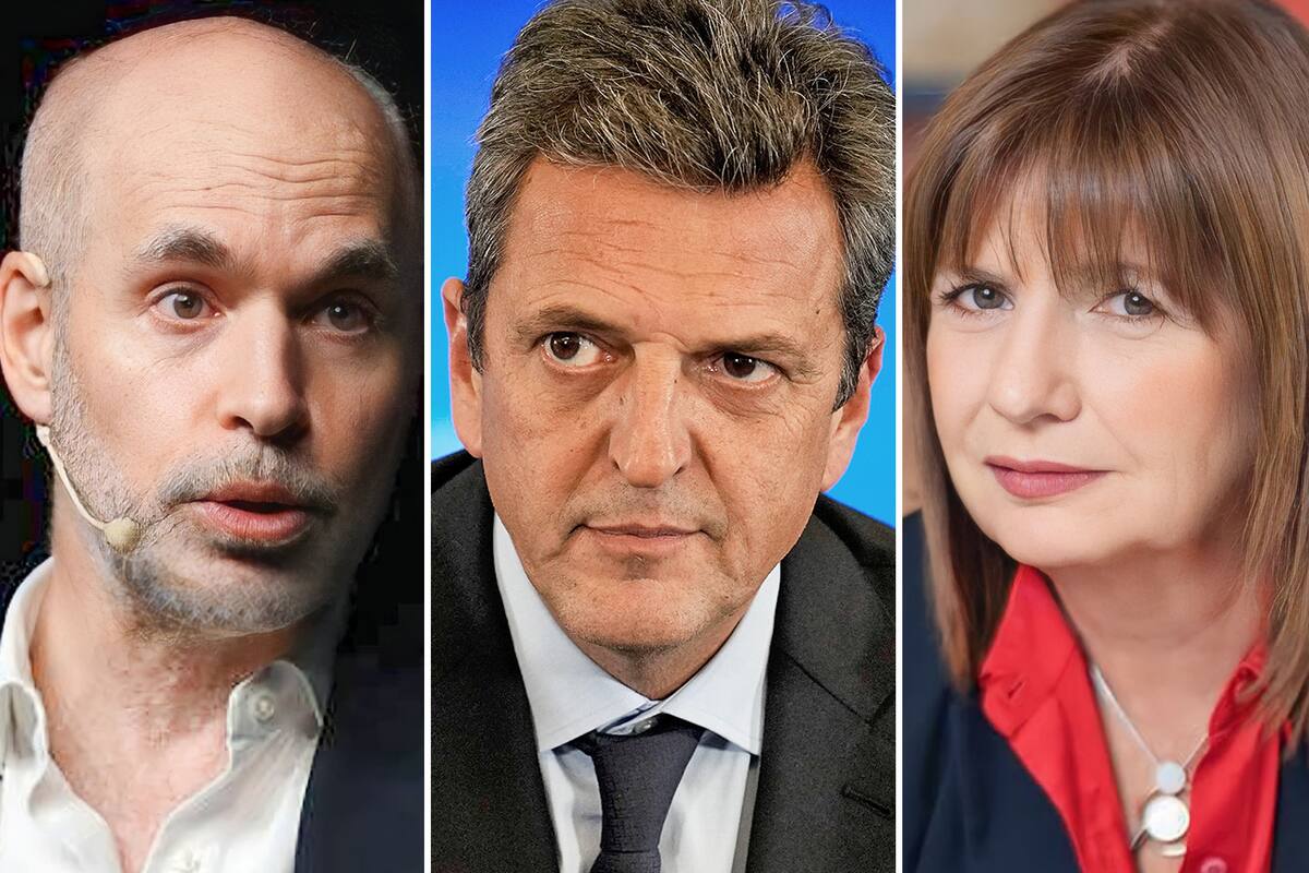 Horacio Rodríguez Larreta, Sergio Massa y Patricia Bullrich