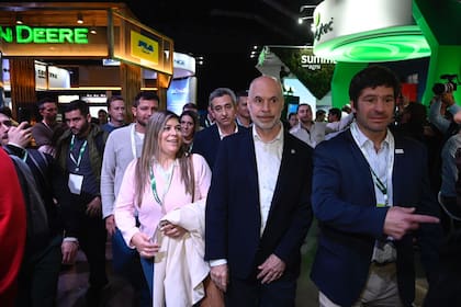 Horacio Rodríguez Larreta visitó el Congreso Aapresid en Rosario