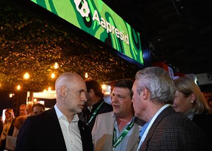 Horacio Rodríguez Larreta visitó el Congreso de Aapresid en Rosario