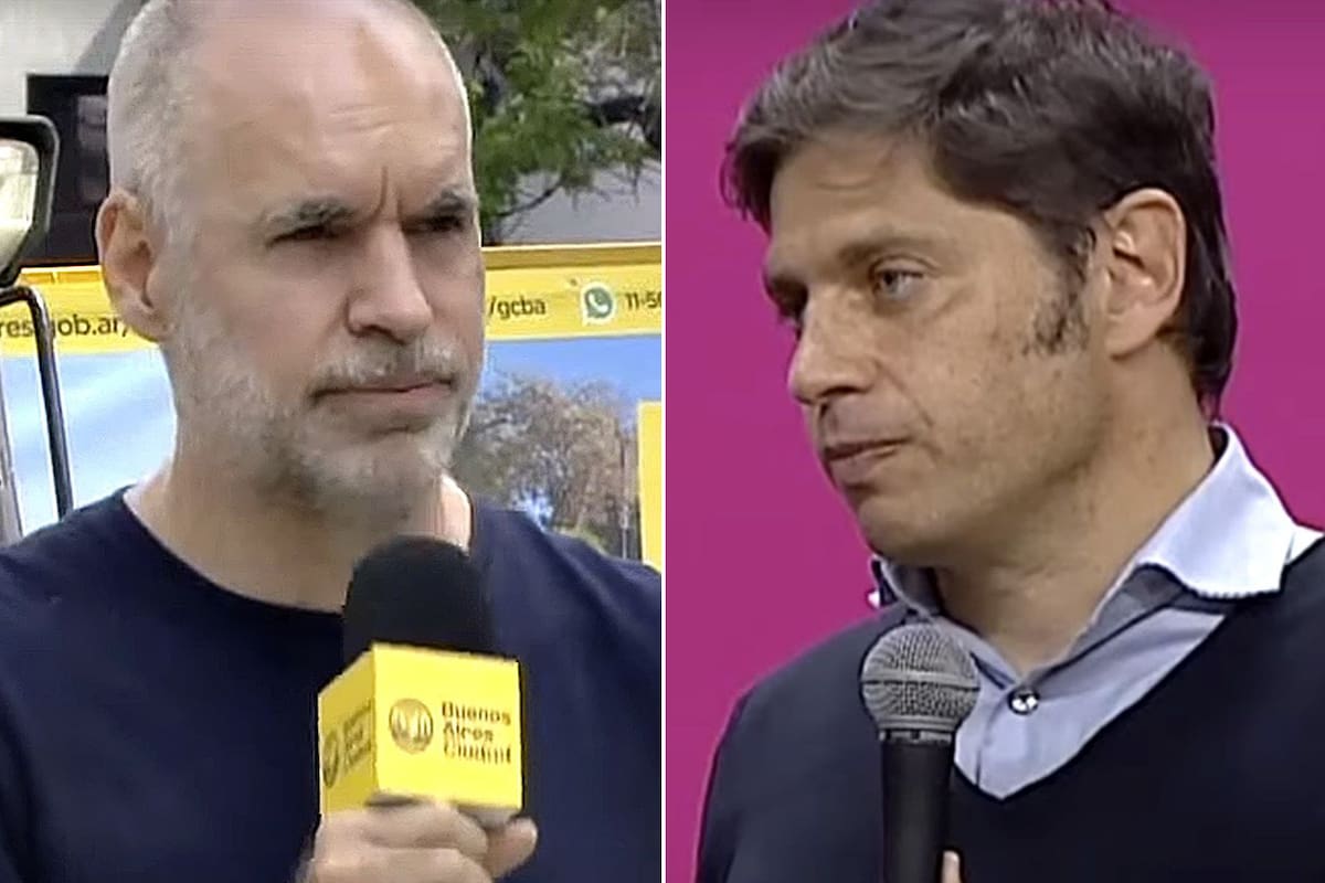 Horacio Rodríguez Larreta y Axel Kicillof