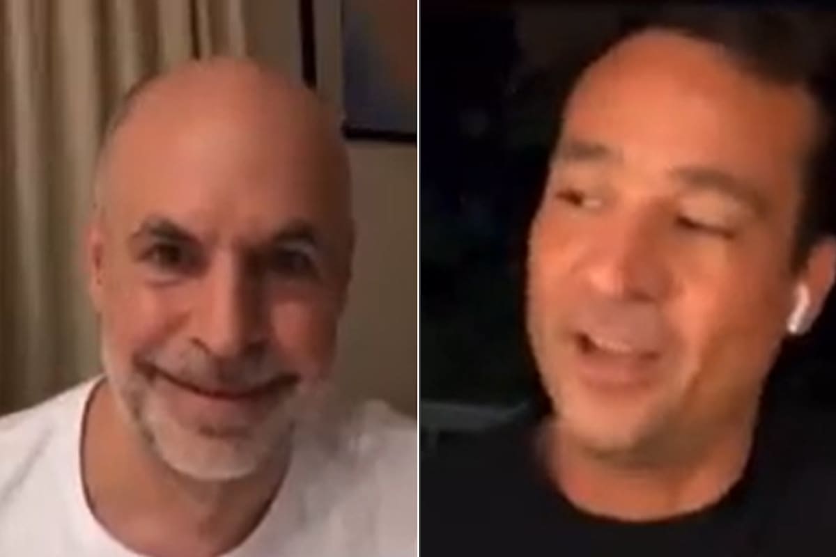 Horacio Rodríguez Larreta y Chano Charpentier