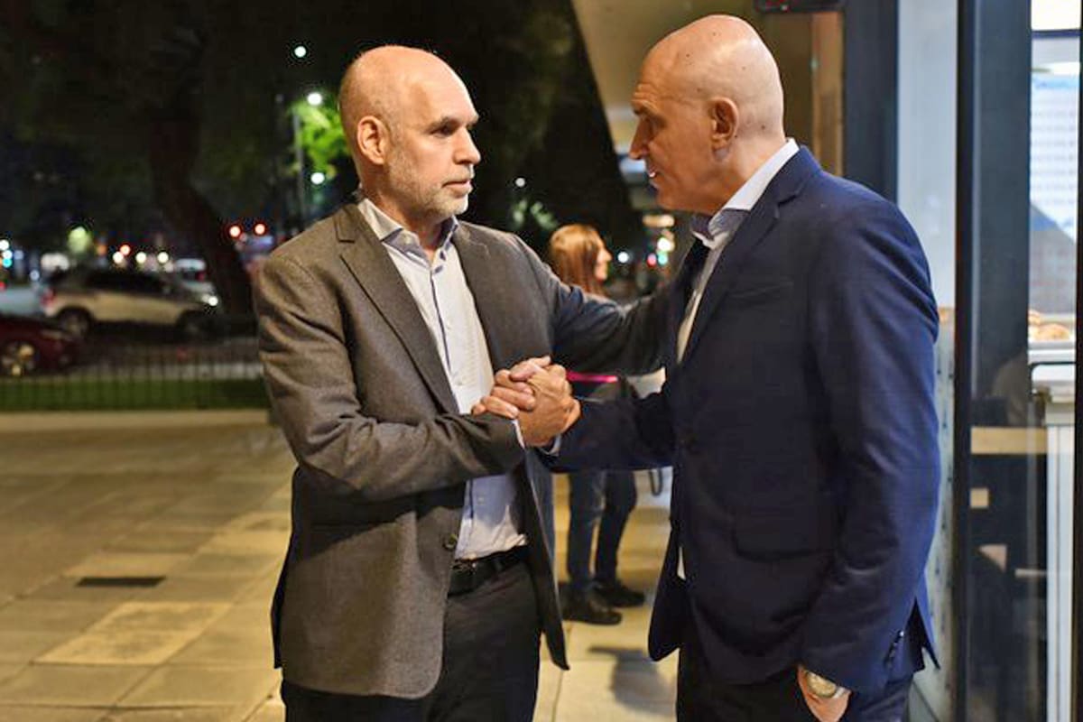 Horacio Rodríguez Larreta y José Luis Espert