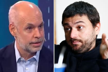 Horacio Rodríguez Larreta y Juan Grabois