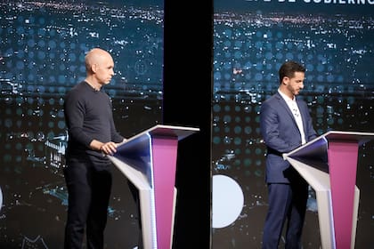 Horacio Rodríguez Larreta y Matías Tombolini
