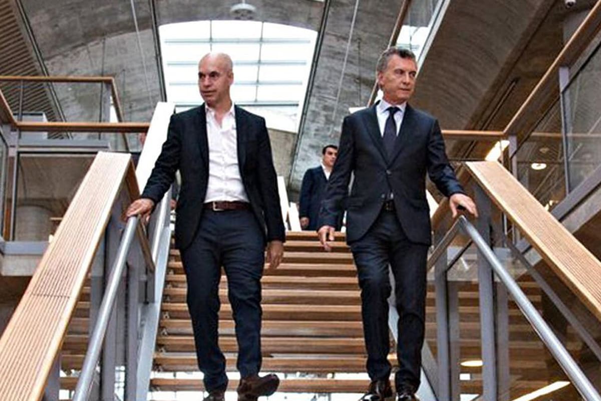 Horacio Rodríguez Larreta y Mauricio Macri