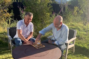 Horacio Rodriguéz Larreta y Mauricio Macri se vieron a solas por última vez en el country Cumelén de Villa La Angostura
31enero2023