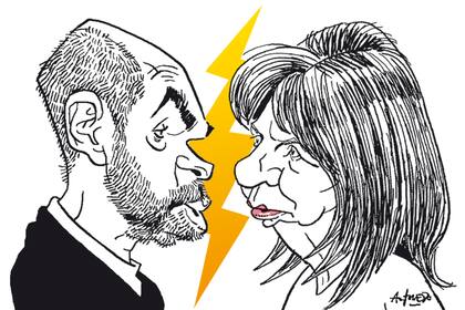 Horacio Rodríguez Larreta y Patricia Bullrich