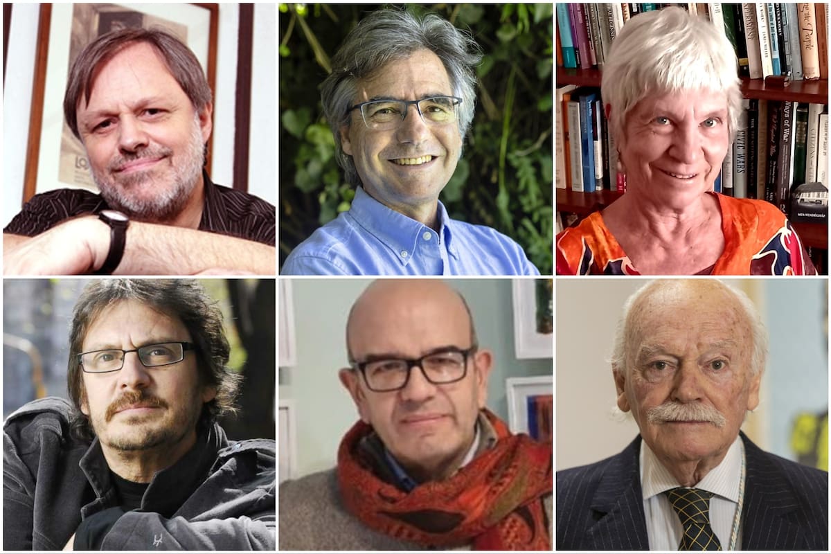 Horacio Tarcus, Roy Hora, Hilda Sabato, Felipe Pigna, Diego Barovero y Claudio Morales Gorleri