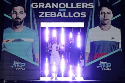 Horacio Zeballos y Marcel Granollers, una de las ocho parejas del exclusivo torneo de Maestros, en Turín.