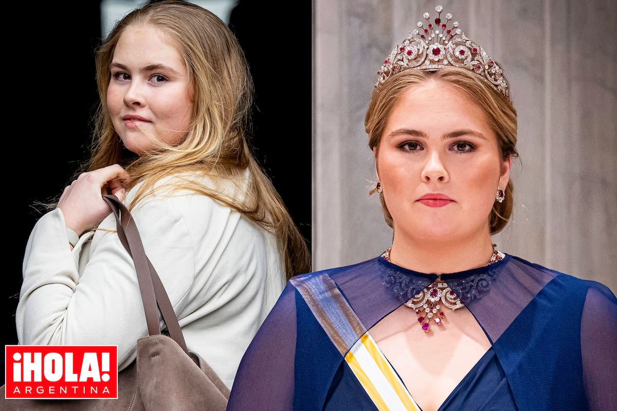 Horas antes de la cena de gala, la princesa Amalia de los Países Bajos arribó al Palacio Real de Ámsterdam para comenzar con los preparativos de la gran noche.