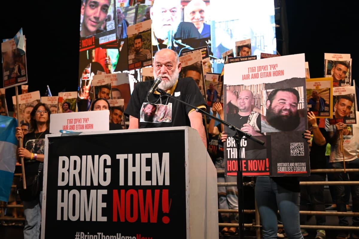 Horn, en su discurso de este sábado en Tel Aviv