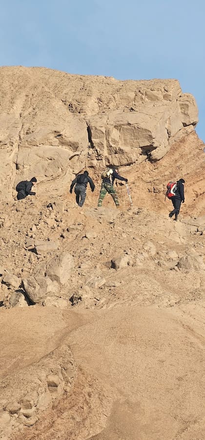 Horn fue vista por última vez ingresando al cerro el jueves cerca del mediodía