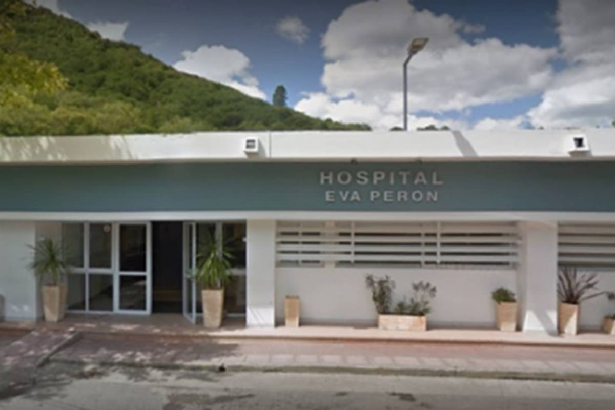 Hospital Regional de Santa Rosa de Calamuchita, a donde fue llevada la niña