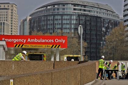 Hospital St Thomas donde se encuentra internado Boris Johnson