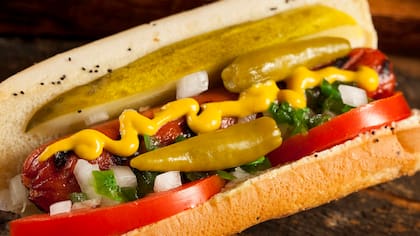 Hot Dog estilo Chicago de Estados Unidos