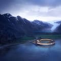 El primer hotel que se construye en el Círculo Polar Ártico para generar más energía de la que consume