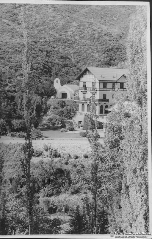 Hotel Villavicencio, Mendoza. Funcionó entre 1940 y 1978. Gentileza AGN.