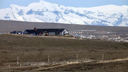 Uno de los edificios de la empresa Hotesur, en El Calafate