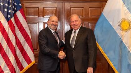 Howard Lutnick y Gerardo Werthein
