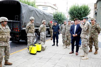Hoy desembarcaron efectivos de las fuerzas armadas en La Matanza