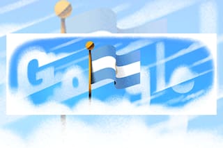 El doodle que Google eligió para celebrar el 9 de Julio