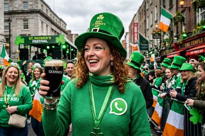 Hoy es el Día de San Patricio (imagen trabajada con IA)