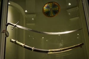 Hoy es el último día para visitar el sable corvo del general José de San Martín en el Museo Histórico Nacional