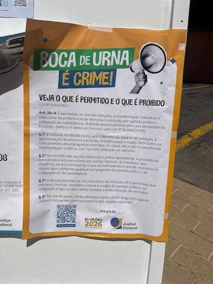 Hoy fueron las elecciones de Brasil 2026